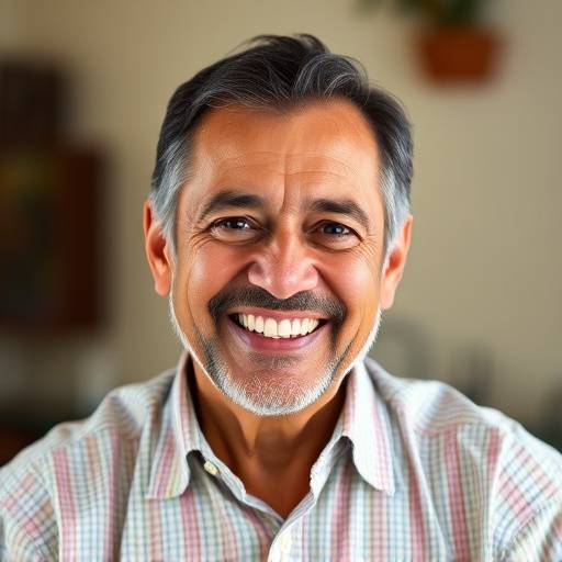 Foto de Roberto Oliveira, fundador da Eloqu√™ncia Brasileira, sorrindo amigavelmente.